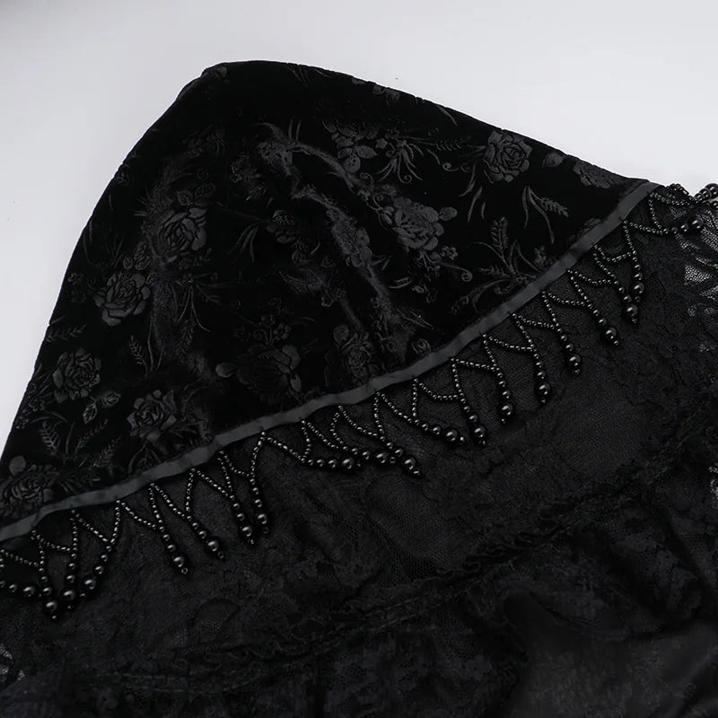 Gothic Victorian Lace Cloak