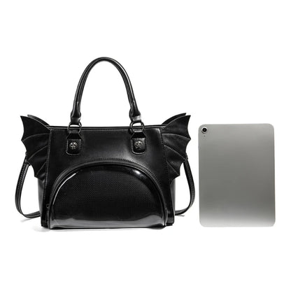 Gothic Alt Goth Bat Wings Crossbody Bag Handbag