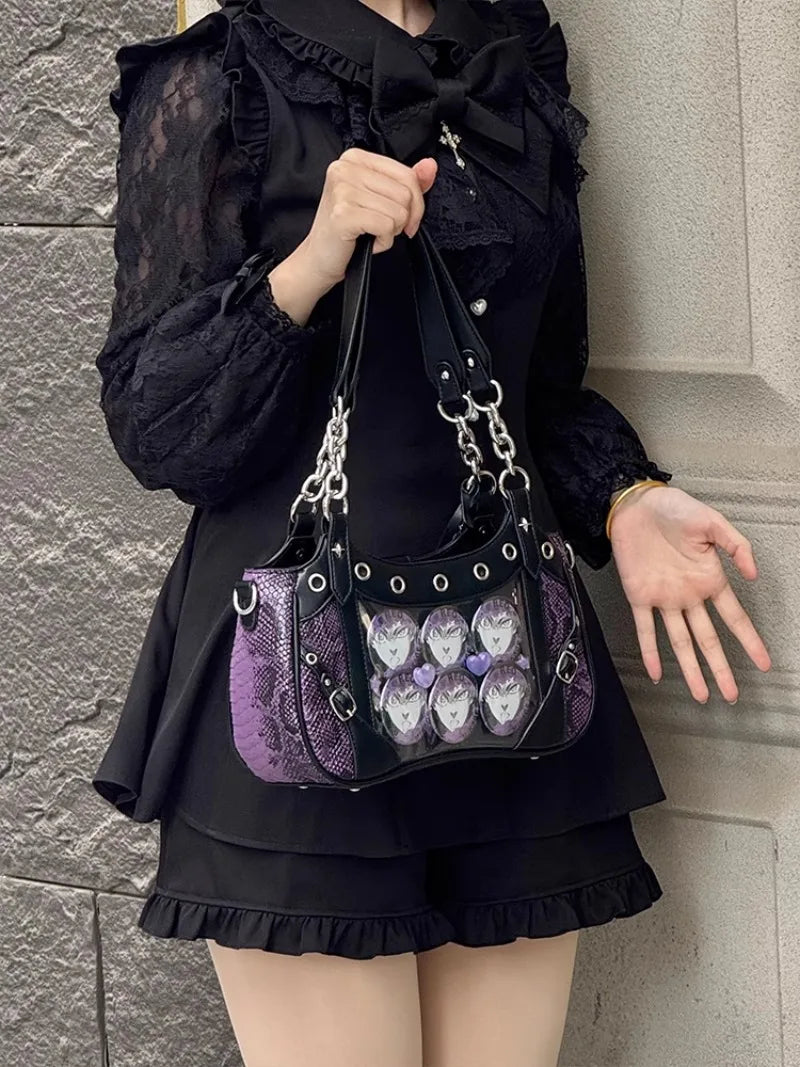 00s city hand bag y2k 裏原　フェアリーグランジ ショルダーバッグ グランジ フェアリーグランジ y2k - メルカリ