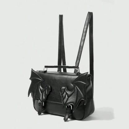 Gothic Alt Goth Bat Wings Backpack Bag
