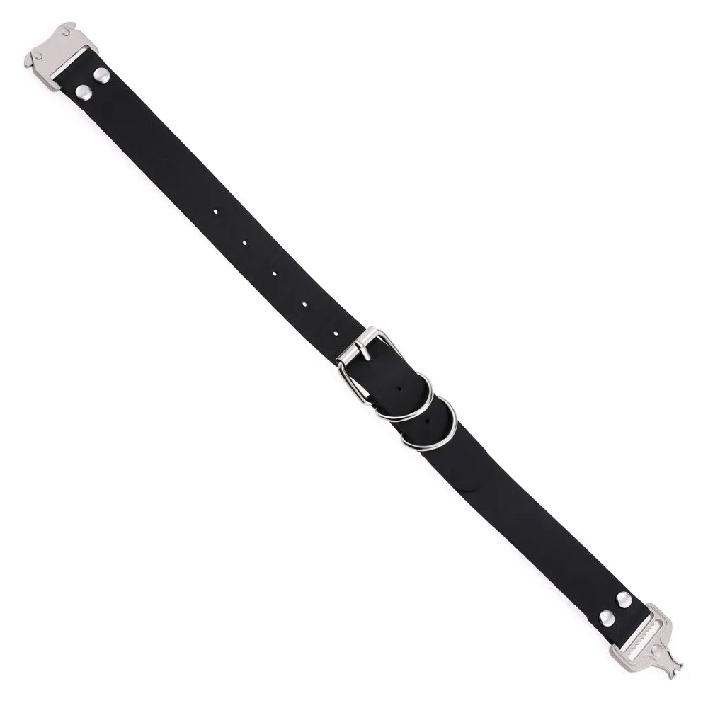 Gothic Punk Harajuku Buckle Choker Necklace (available in 7 colors)