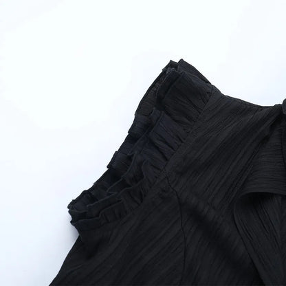 Gothic Classic Slim Wasit Shirt Blouse Top