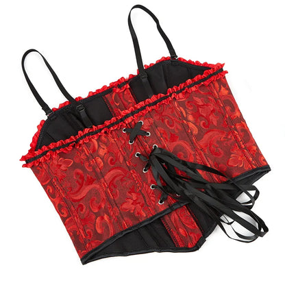 Gothic Romantic Victorian Goth Vintage Corset Style Top
