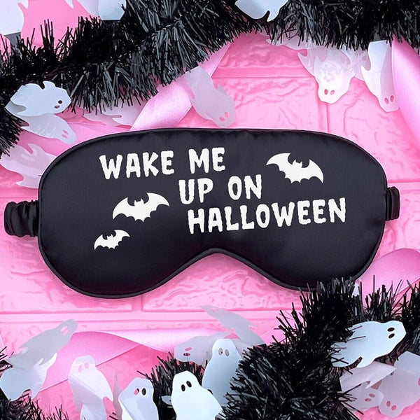 WAKE ME UP ON HALLOWEEN Gothic Eye Sleep Mask (available in 2 colors)