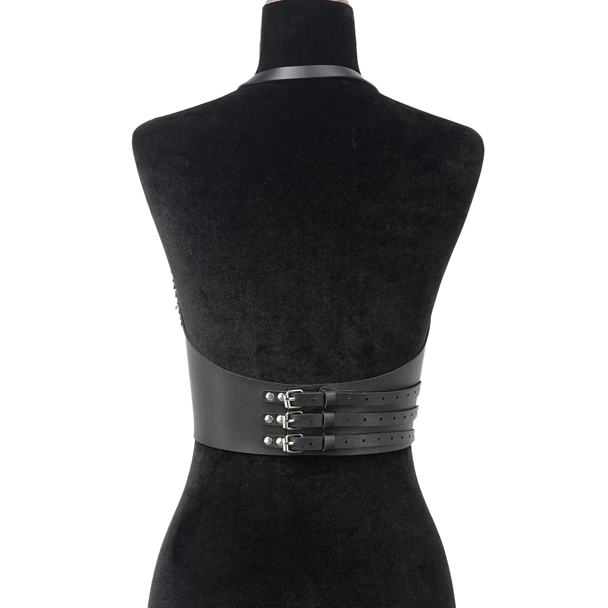 Gothic Alt Chain Underbust Corset Harness Belt