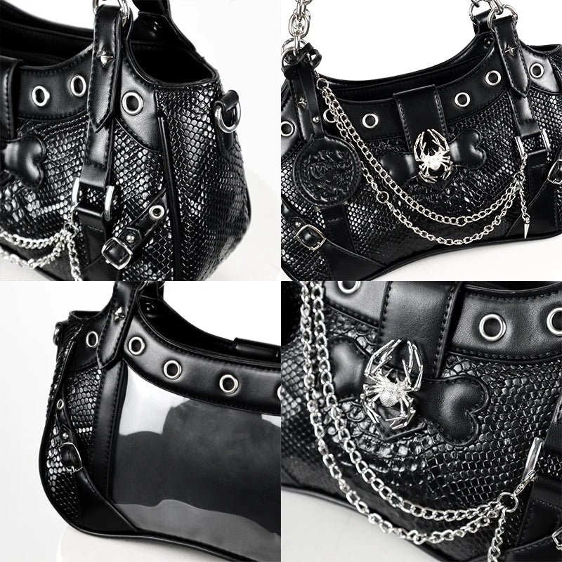 トートバッグ [THE MUSEUMVISITOR]25fw_HEART STAR CRACK BAG (BLACK) トートバッグ [THE MUSEUMVISITOR]25fw_HEART STAR CRACK BAG