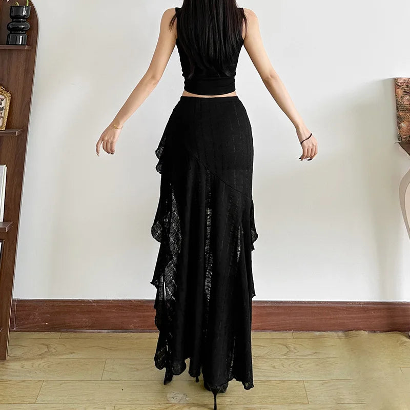 即日発送】gothic irregular hem skirt / LG1186 – EU4RIA