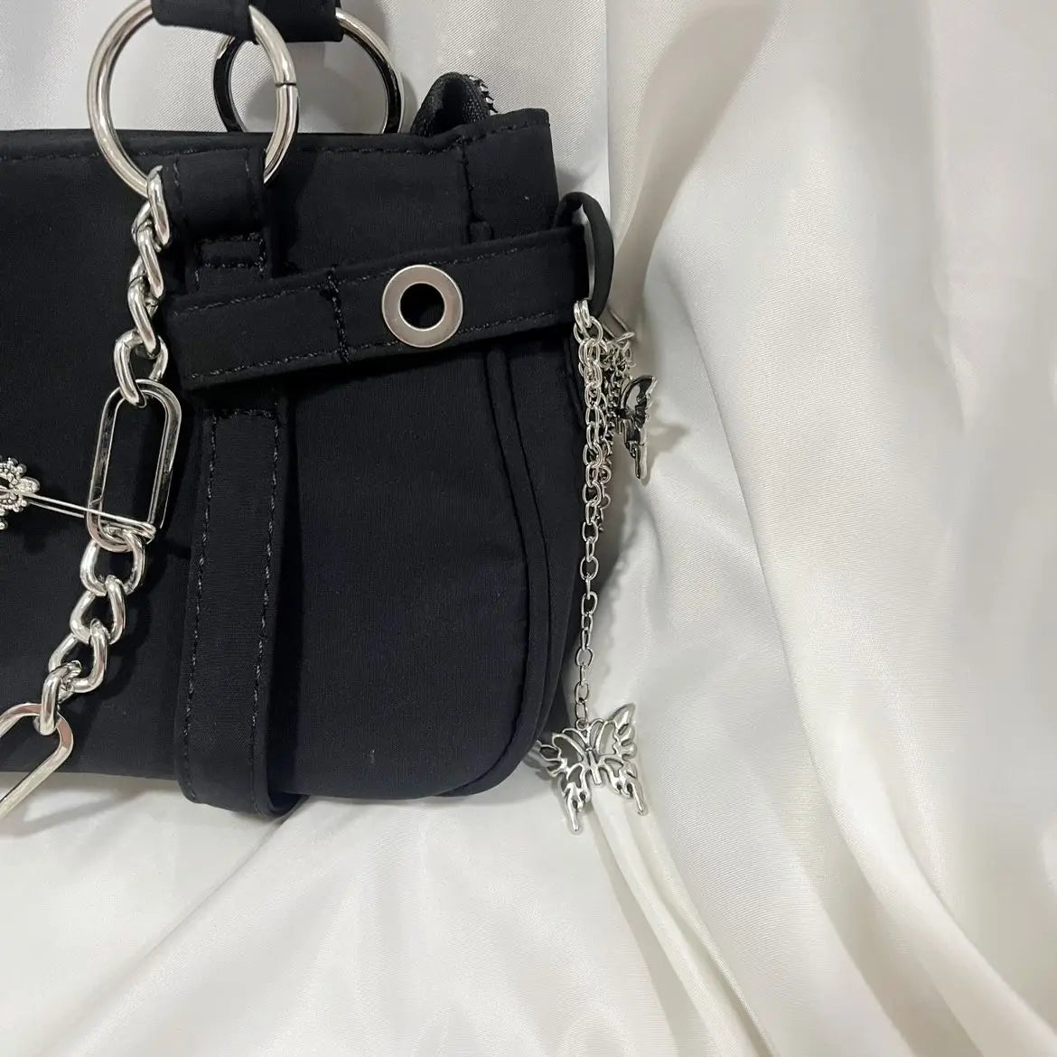 Gothic Cross Chain Shoulder Bag