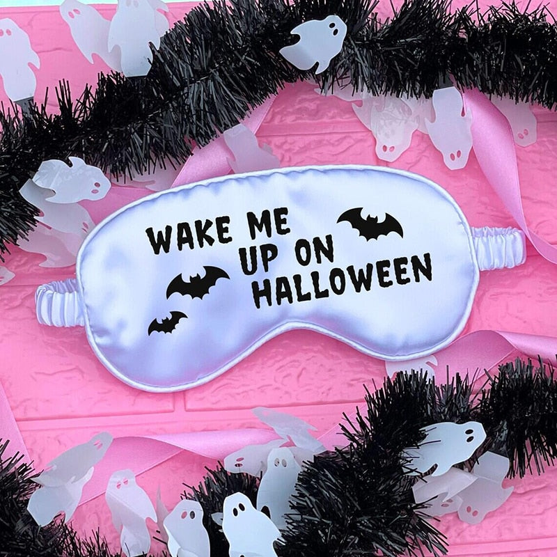 WAKE ME UP ON HALLOWEEN Gothic Eye Sleep Mask (available in 2 colors)