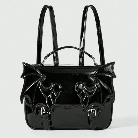 Gothic Alt Goth Bat Wings Backpack Bag