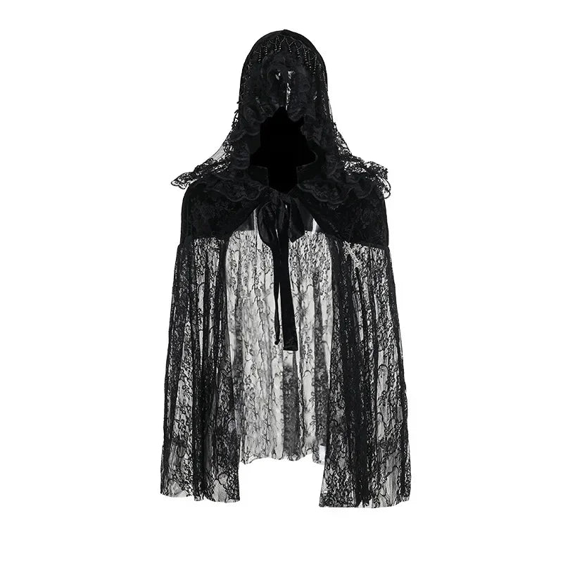 Gothic Victorian Lace Cloak