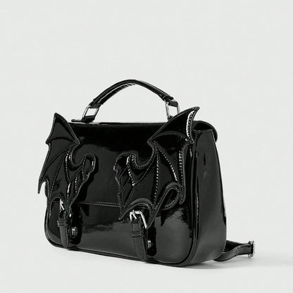 Gothic Alt Goth Bat Wings Backpack Bag