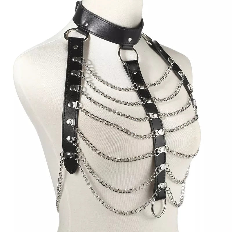 Gothic Body Chain Harness