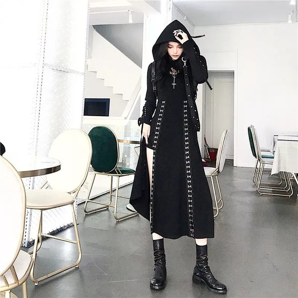 Gothic Hoodie Bolero with Straps