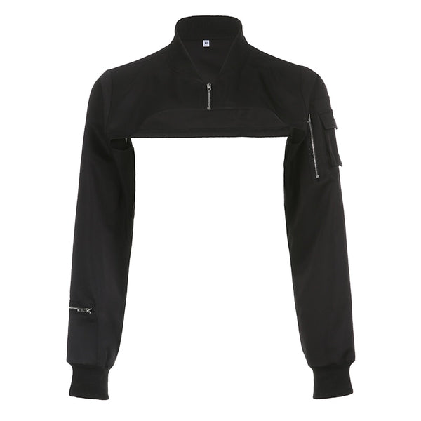 Gothic Punk Cargo Bolero Jacket