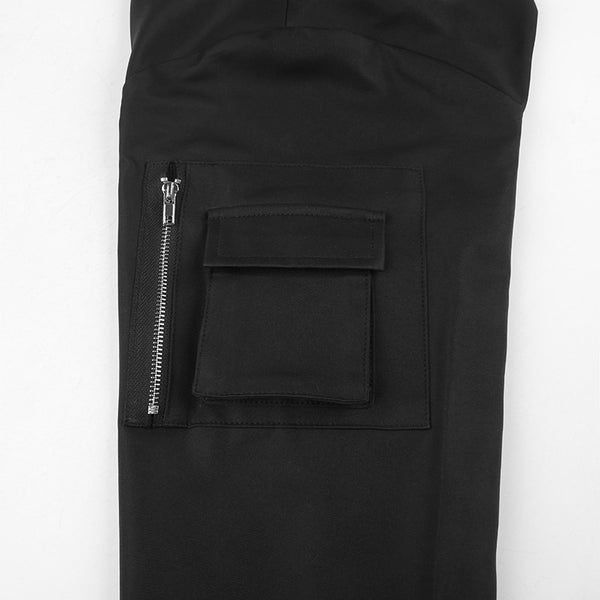 Gothic Punk Cargo Bolero Jacket