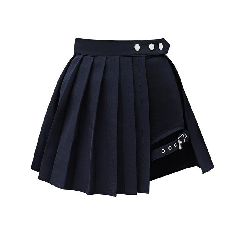 Gothic Grunge Shorts Pleated Mini Skirt (available in XS to 4XL)