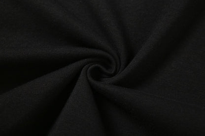 Gothic Grunge 2-Piece Black Long Sleeve Plaid Cami Top