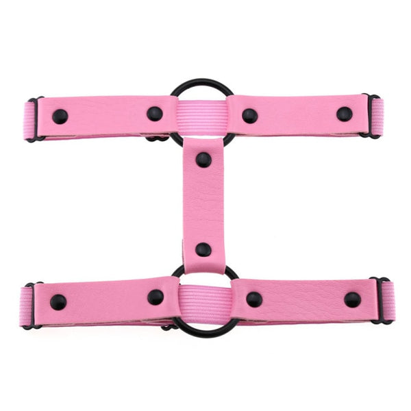 Gothic Grunge Black O-Ring Leg Thigh Harness