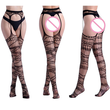 Gothic Large Cut Out Tights Stockings
