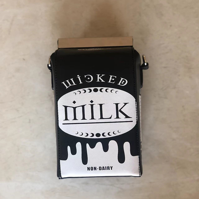 Gothic Milk Box Purse Bag