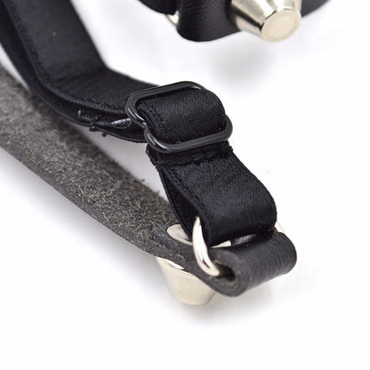 Gothic Studded Pentagram Leg Harness Suspender