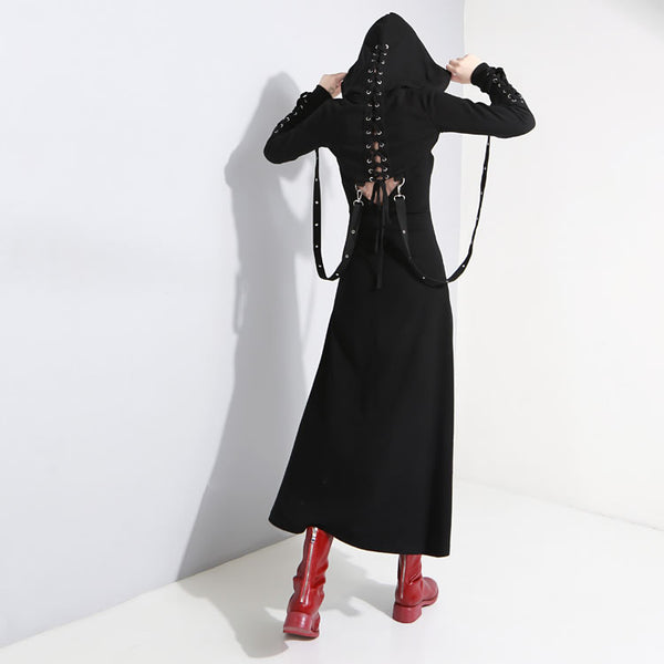 Gothic Hoodie Bolero with Straps