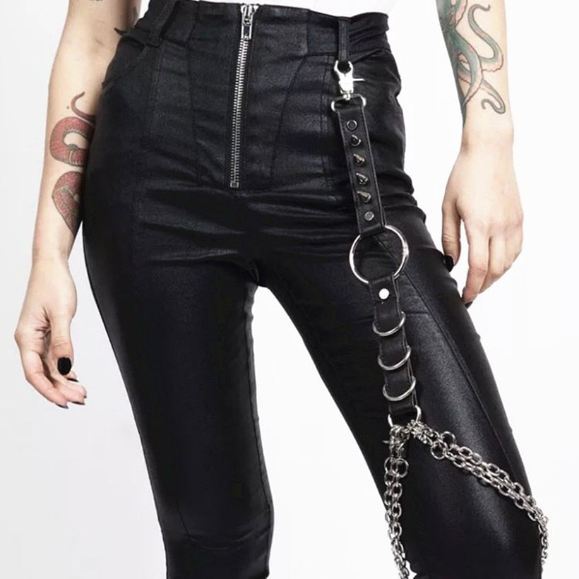 Gothic Punk Leg Chain Belt