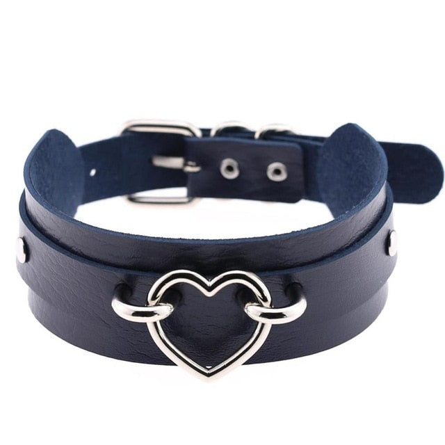 Gothic Harajuku Heart Choker Necklace